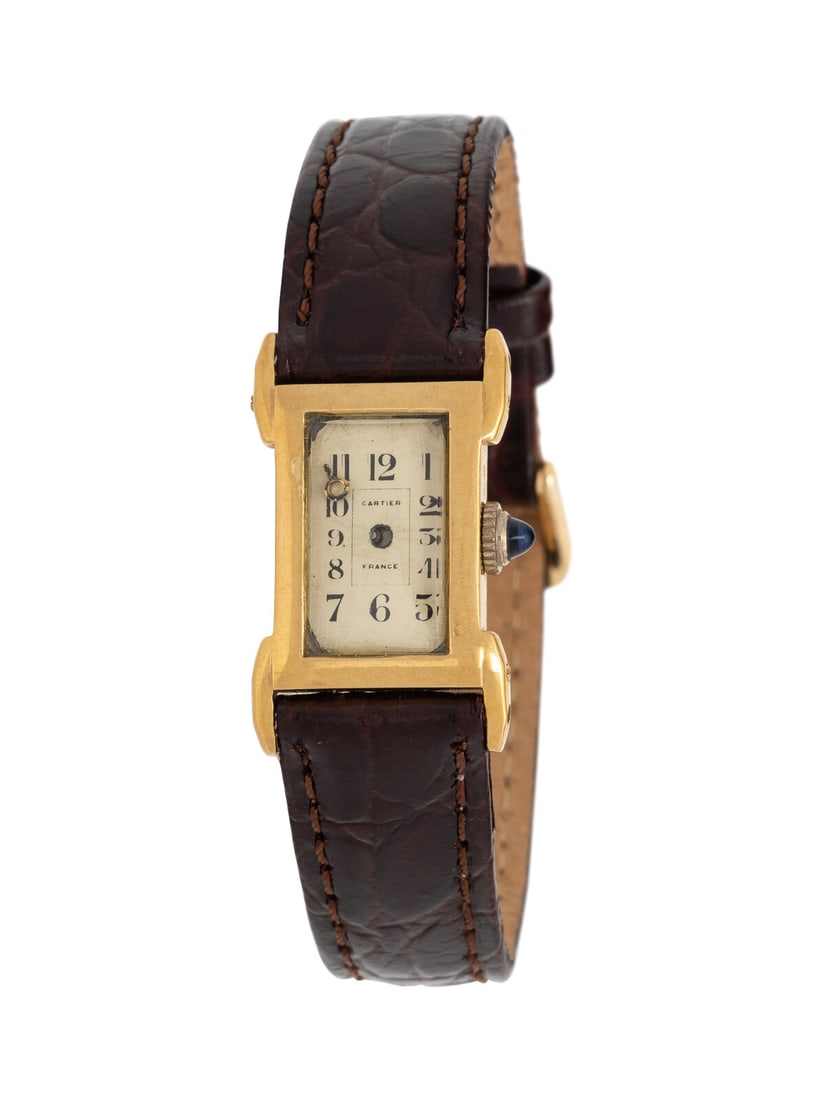 CARTIER, YELLOW GOLD WATCH (1 of 1)