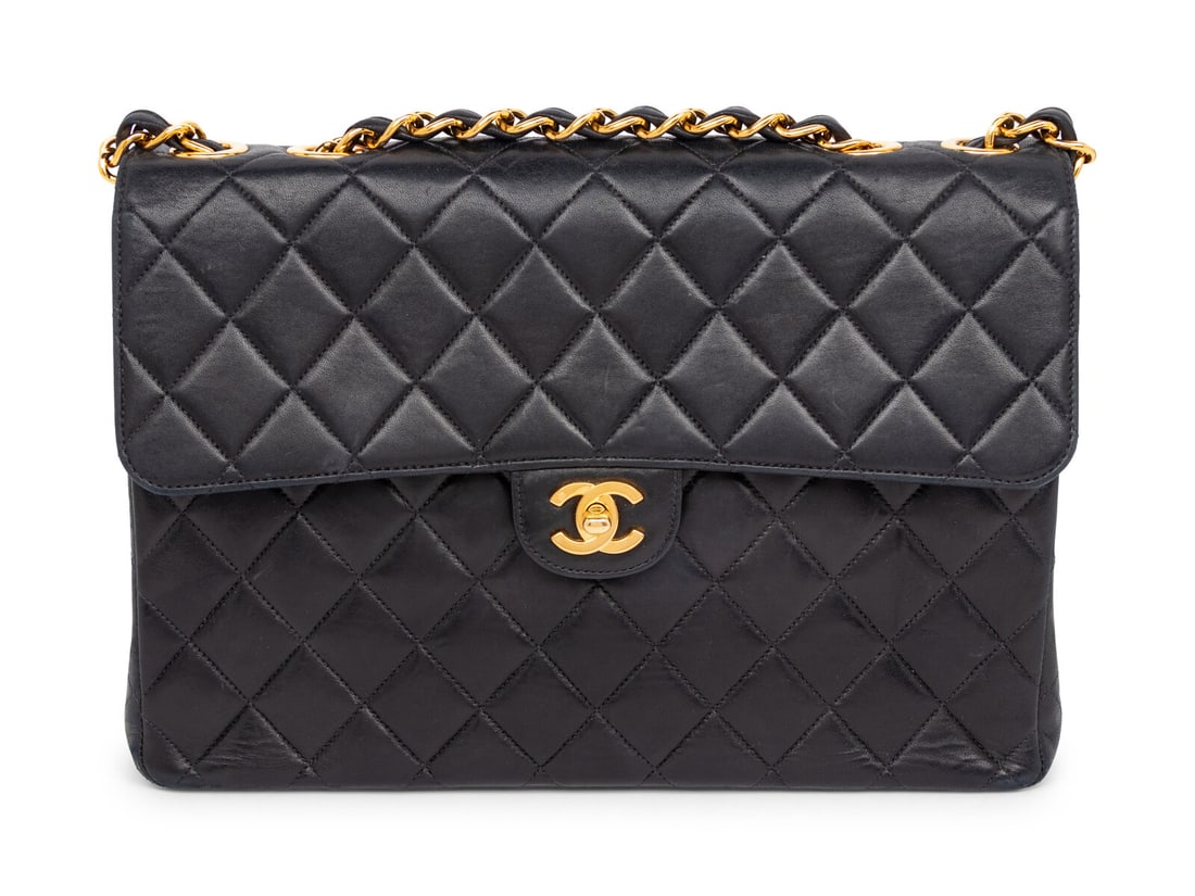 CHANEL, JUMBO SQUARE FLAP BAG (1 of 5)