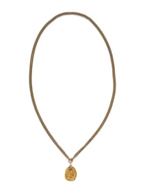 YELLOW GOLD PENDANT NECKLACE