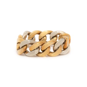 BICOLOR GOLD LINK RING