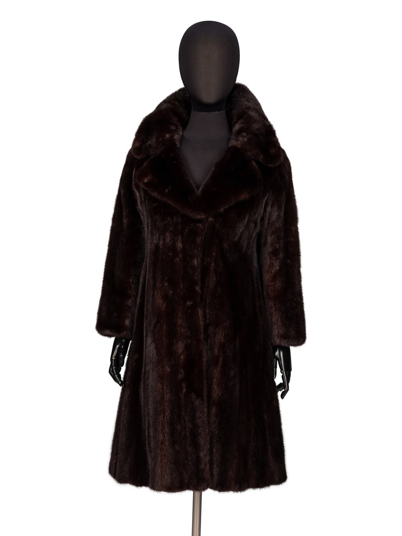 GALANOS, RANCH MINK FUR COAT (1 of 4)
