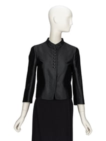 VALENTINO, BLACK EVENING JACKET