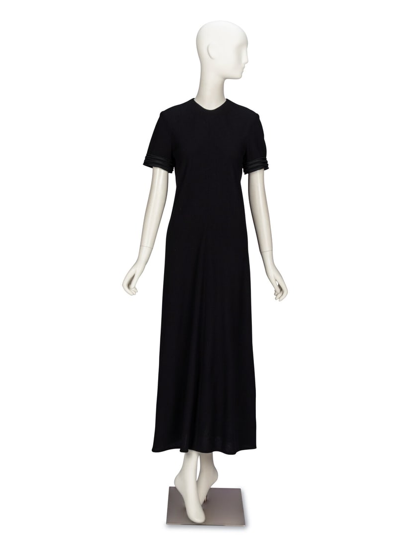 GALANOS, BLACK EVENING GOWN (1 of 5)