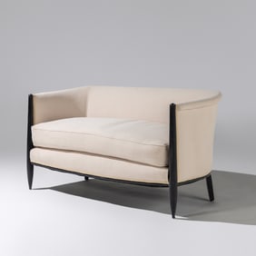 René Joubert (French, 1878–1931) Art deco settee, c. 1924