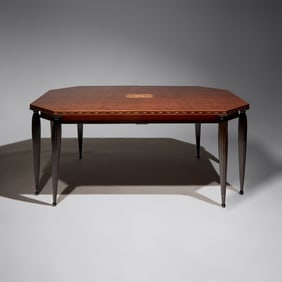Maurice Dufrene (French, 1876–1955) French Art Deco dining room table, c. 1922