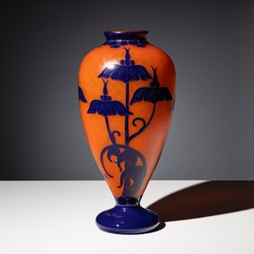 Le Verre Français (French, c. 1921–23) Solannée vase