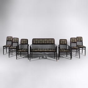 likely Marcel Kammerer (Austrian, 1878–1959) Seven piece parlor suite for Jacob and