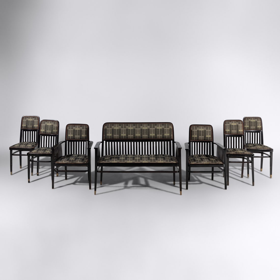 likely Marcel Kammerer  (Austrian, 1878–1959) Seven piece parlor suite for Jacob and (1 of 3)