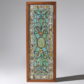 Tiffany Studios (American, 1892–1930) Stained glass window