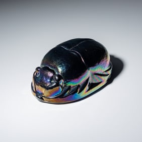 Attributed to Tiffany Studios Early 20th Century Scarab paperweight