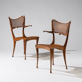 Dan Johnson (American, 1918–1979) Pair of Gazelle armchairs, Model 20B