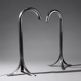 John Mascheroni (American, b. 1932) Near pair of Tube floor lamps, c. 1968