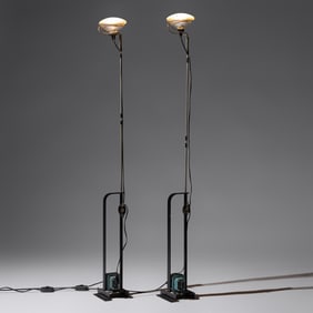 Achille and Pier Jacomo Castiglioni Pair of Toio Floor Lamps, 1962Flos, Italy