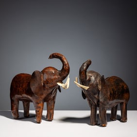 Dimitri Omersa (Yugoslavian, 1927–1985) Two elephants for Omersa