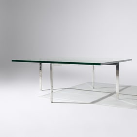 Mies van der Rohe (German-American, 1886–1969) Barcelona coffee table for Gerald R. Griffith,