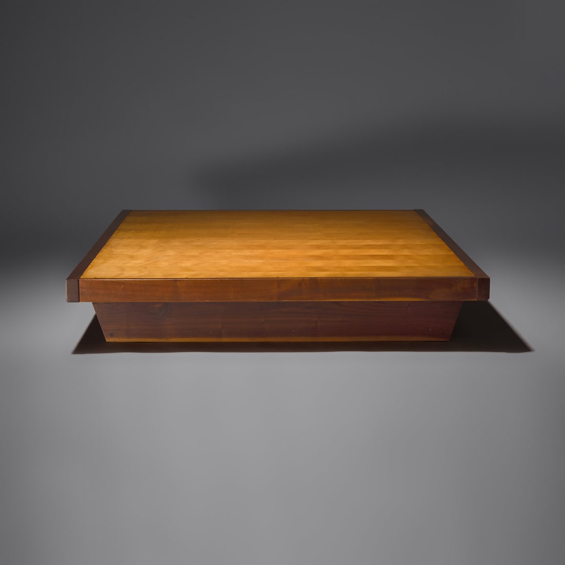 George Nakashima  (American, 1905–1990) Conoid platform bed, full size, 1971 (1 of 4)