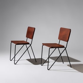 Luther Conover (American, 1913–1993) Pair of chairs for Pacifica