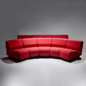 Don Chadwick (American, b. 1939) Nine-piece Sectional Sofa, c. 1975 for Herman Miller, USA