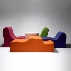 Roberto Sebastian Matta (Italian, 1911–2002) Malitte Modular Seating Group, 1966 Gavina for