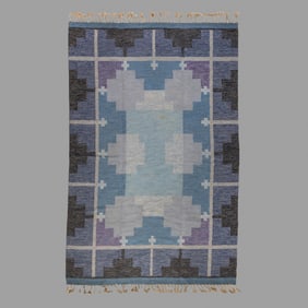 Ingegerd Silow (Swedish, 1916-2005) Ro?lakan flatweave rug Sweden