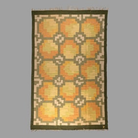 Swedish 20th Century Rölakan flatweave rug