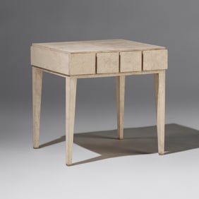 R & Y Augousti France, c. 1990 Shagreen side table