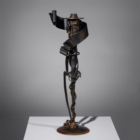 Albert Paley (American, b. 1944) Millennium candleholder, 2002