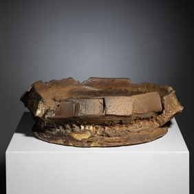 Peter Voulkos (American, b. 1924-2002) Ceramic platter, 1994