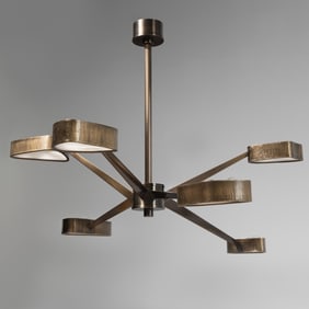 Achille Salvagni (Italian, b. 1970) Spider six-light chandelier