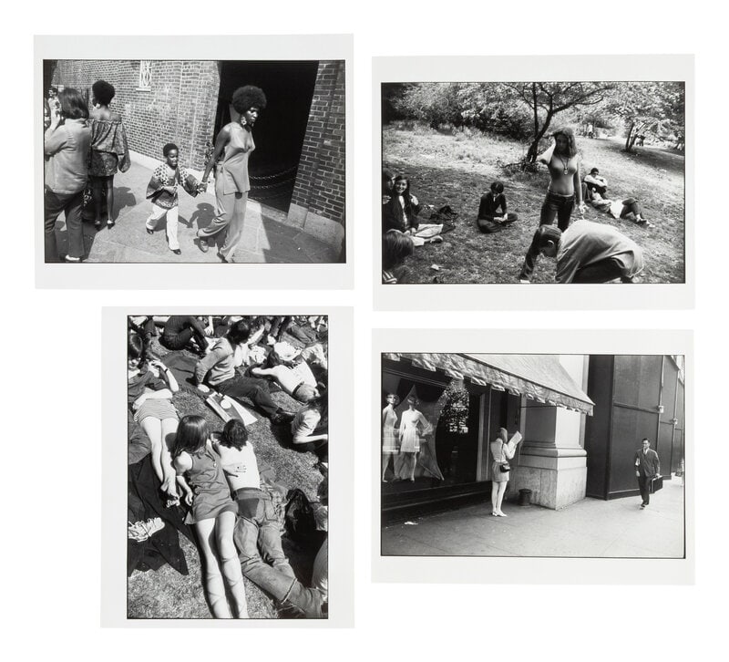 Garry Winogrand (American, 1928–1984) Four Works from Women are Beautiful, ca. 1965-69: Garry Winogrand (American, 1928–1984) Four Works from Women are Beautiful, ca. 1965-69 gelatin silver prints each signed and numbered in pencil from the edition of 80, verso Largest: 8 3/4 x 13