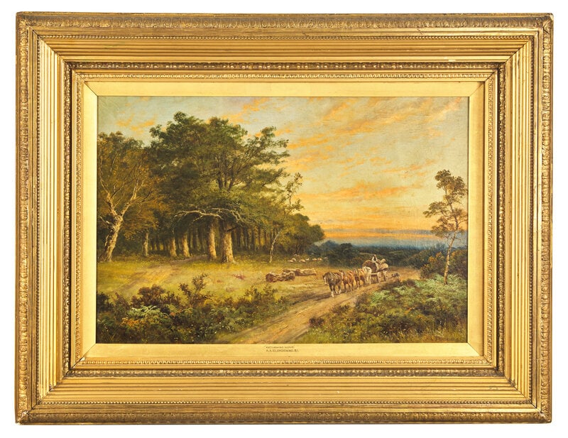 Alfred Augustus Glendening 
(British, 1840-1910)
Returning Home (1 of 4)