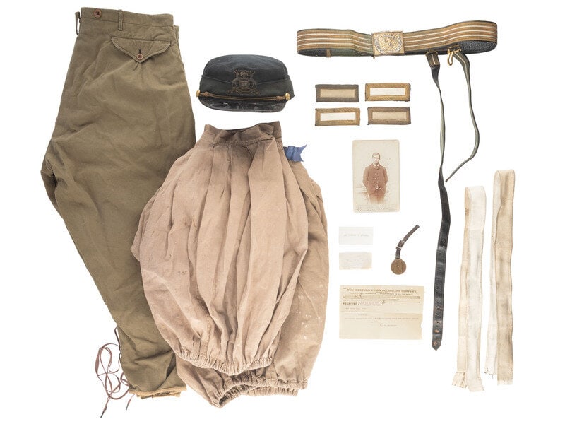 [SPANISH AMERICAN WAR]. Archive identified to Capt. G.G. Scranton, incl. Philippine Republic flag. (1 of 4)