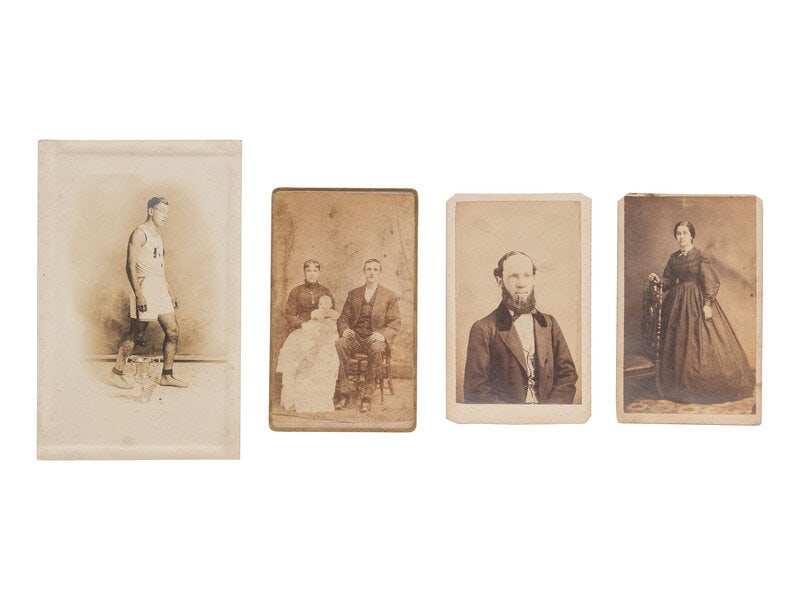 [EARY PHOTORAPHY]. Trio of Cincinnati CDVs incl. one by Ball & Thomas. (1 of 2)