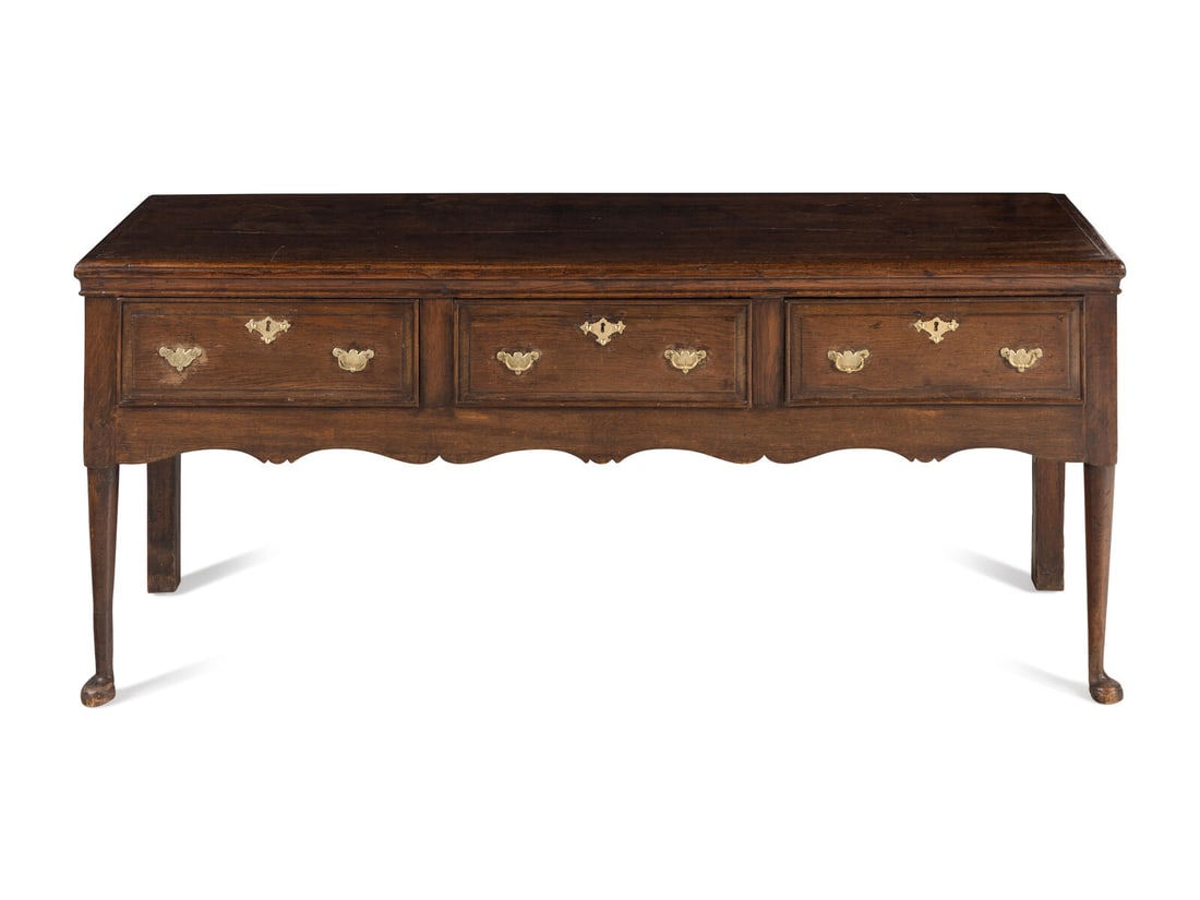 A Queen Anne Oak Welsh Dresser Base (1 of 18)