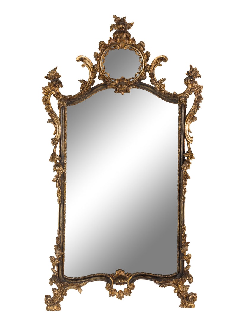 An Italian Baroque Style Giltwood Mirror (1 of 17)