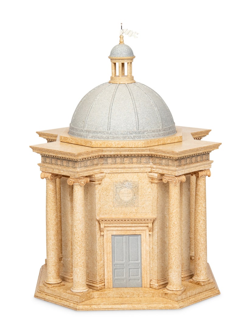 A Painted Wood Architectural Model (1 of 18)