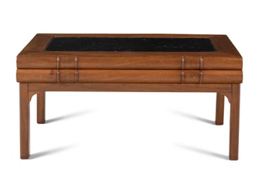 A Georgian Style Book-Form Low Table
