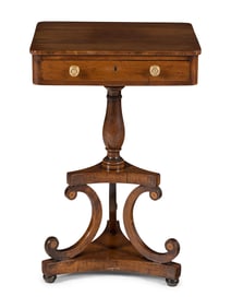 A Regency Walnut Side Table