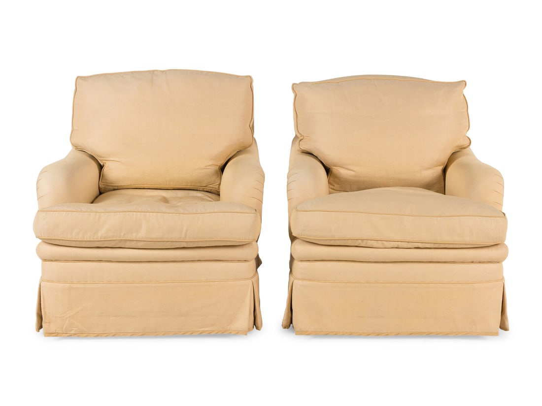A Pair of Custom Bridgewater Style Armchairs (1 of 17)