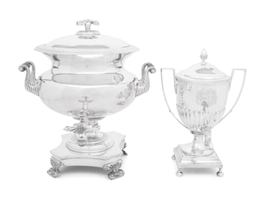 A George III Silver Tea Urn