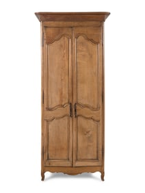 A French Provincial Walnut Armoire