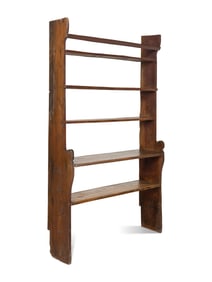 A French Provincial Walnut Étagère