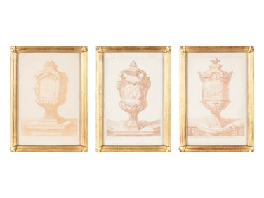 Three Copper Plate Engravings After Daniel Marot