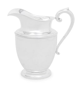 An American Silver Water Pitcher