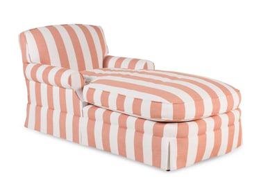 A Custom Upholstered Chaise Longue