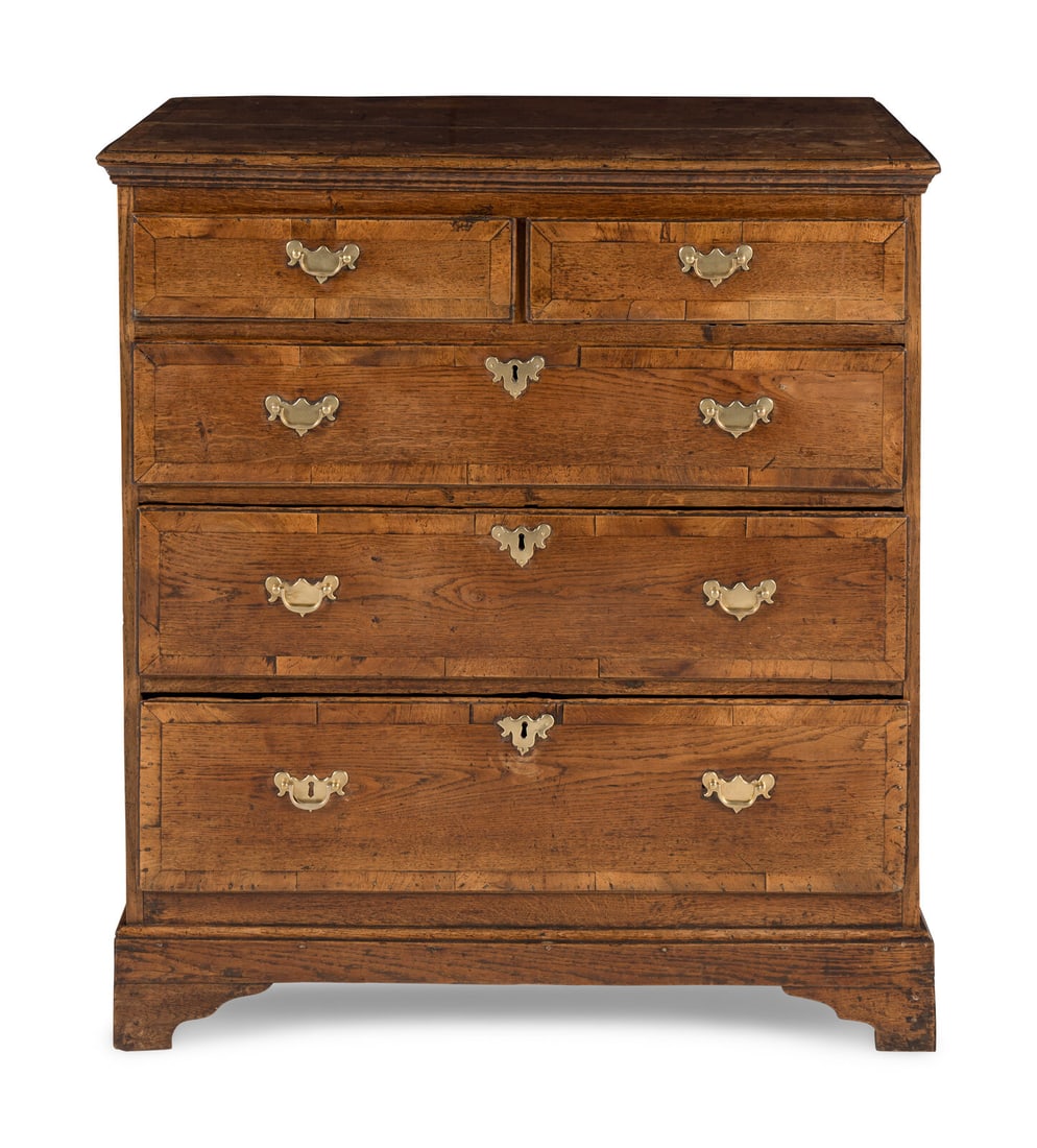 A George III Oak Chest of Drawers (1 of 20)