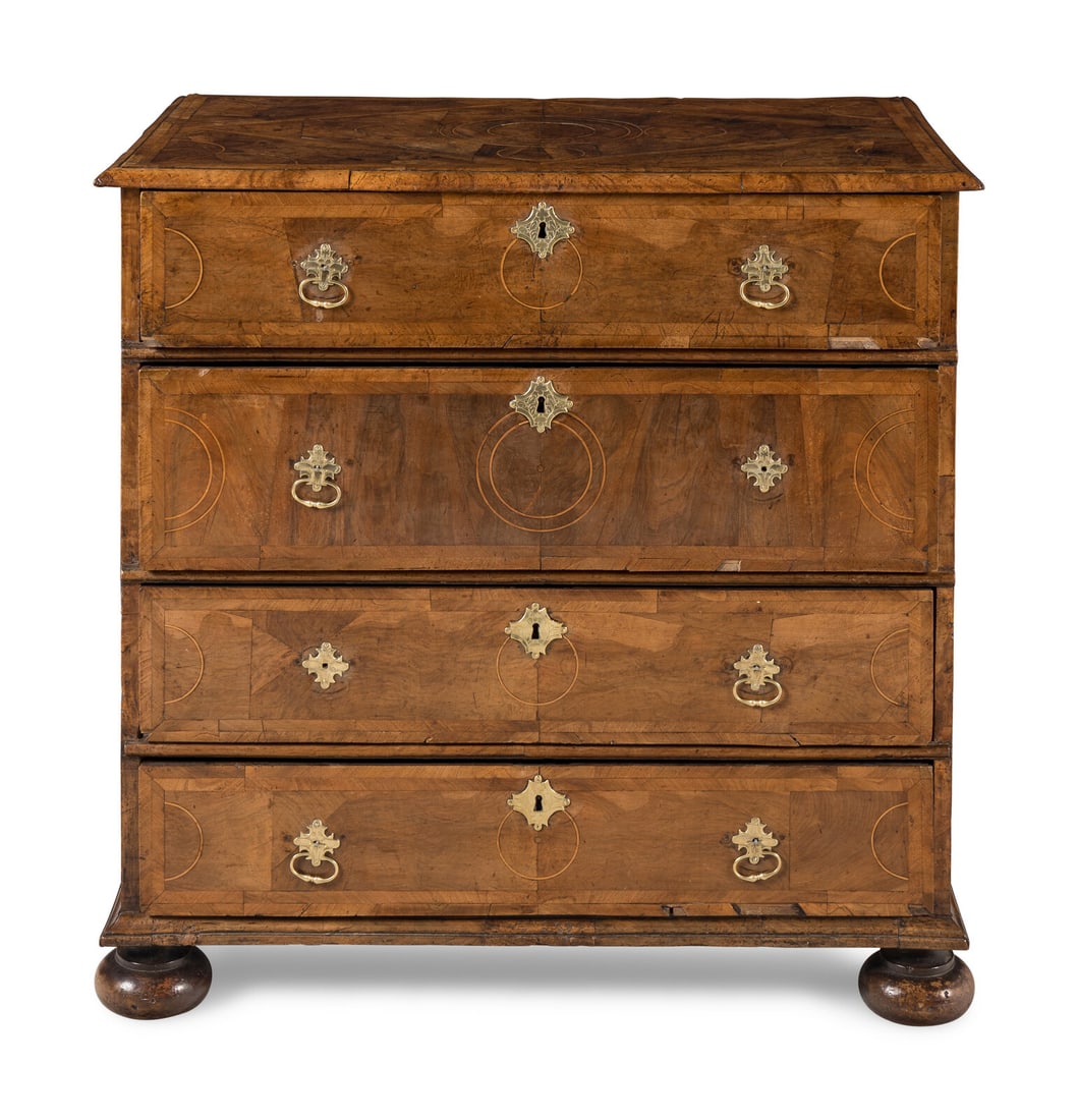 A William and Mary Walnut Chest of Drawers (1 of 20)
