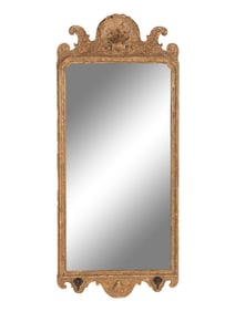 A Queen Anne Giltwood Mirror