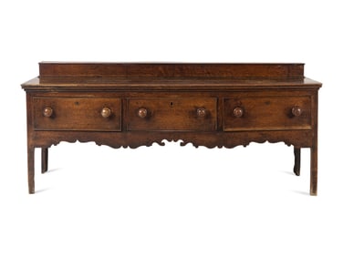 An English Oak Welsh Dresser Base