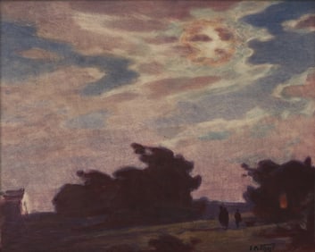 Edward Henry Potthast (American, 1857-1927) In the Moonlight